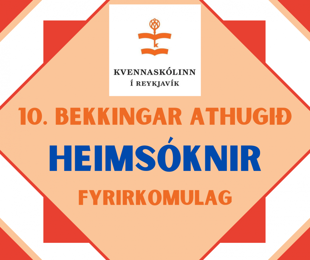 Heimsóknir fyrir 10. bekkinga - mikilvægar upplýsingar