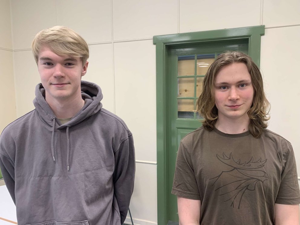 Frá vinstri: Hilmar Andri og Hrafn Ingi