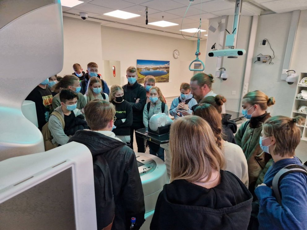 Geislameðferðardeild heimsótt