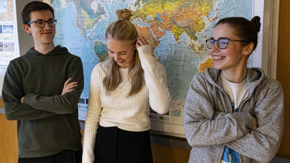 Snillingarnir okkar: Ari Borg Helgason, Áróra Friðriksdóttir og Hildur Sigurbergsdóttir.