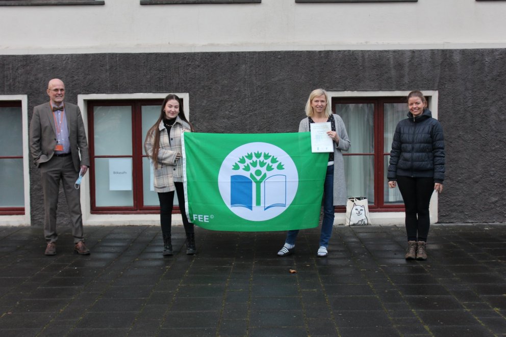 Grænfáninn í þriðja sinn í Kvennó