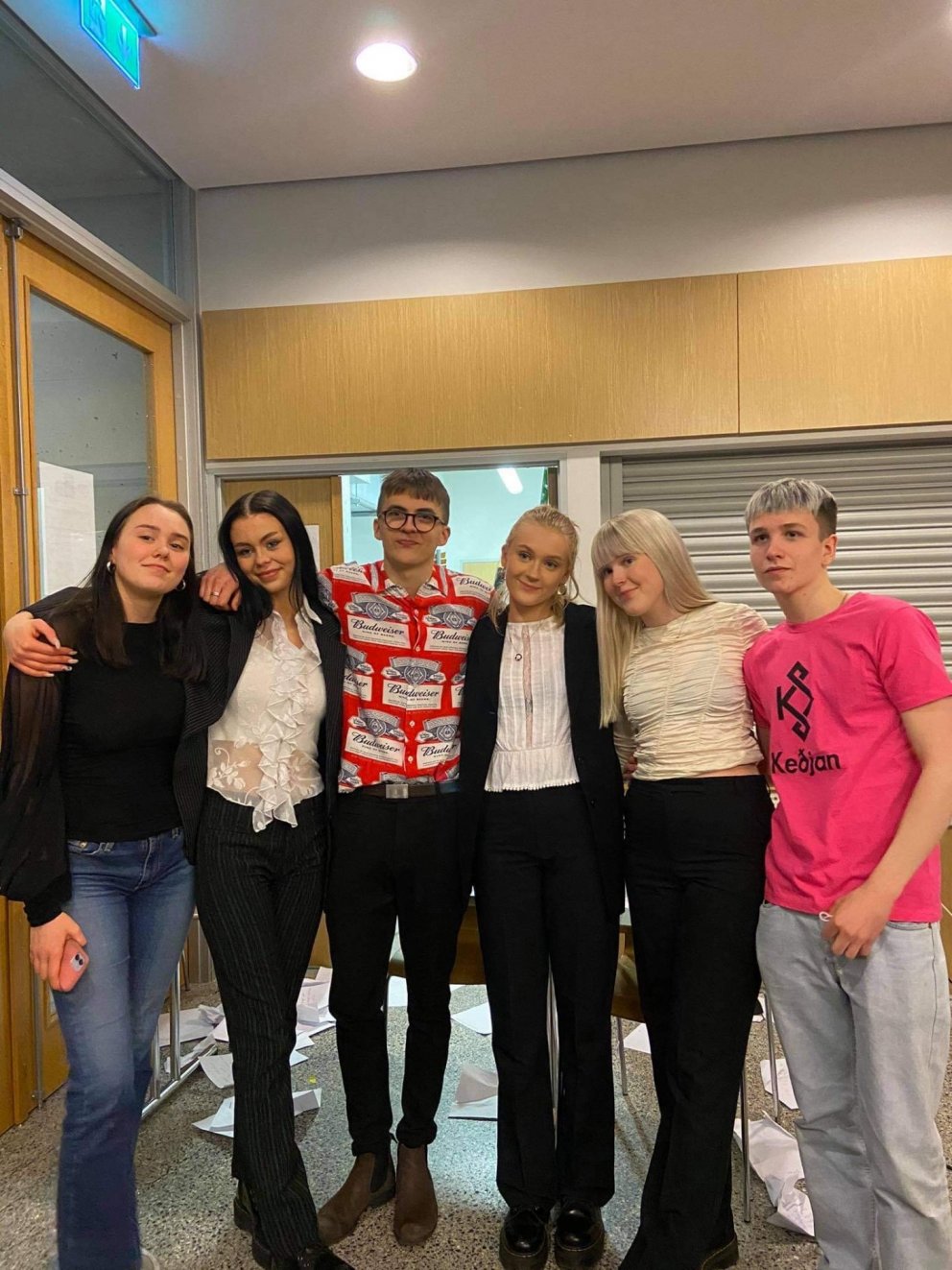 Lið Kvennaskólans eftir átta liða úrslitin