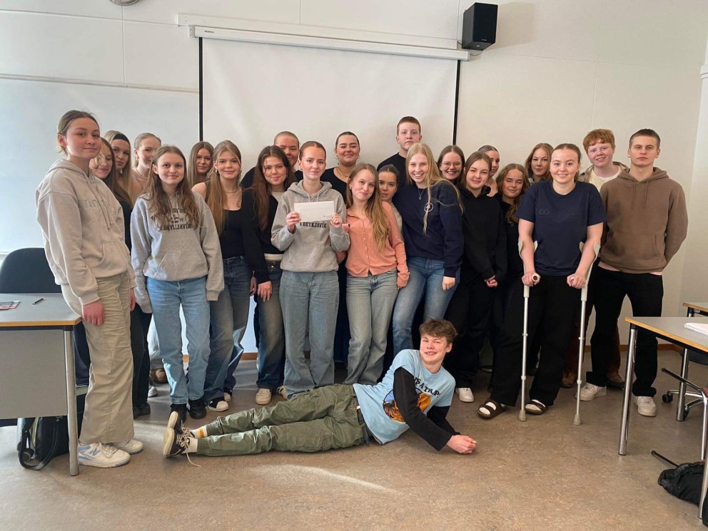 Bekkurinn sem safnaði mestu fékk pizzuveislu