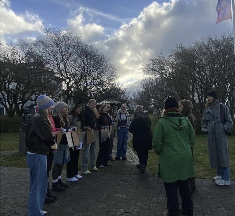 Þátttaka femínistafélagsins í Kvennaverkfallinu