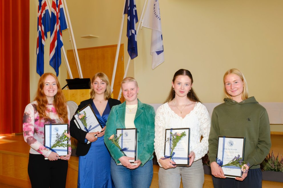 Stúdentar úr Kvennó hlutu styrki úr Afreks- og hvatningarsjóði HÍ