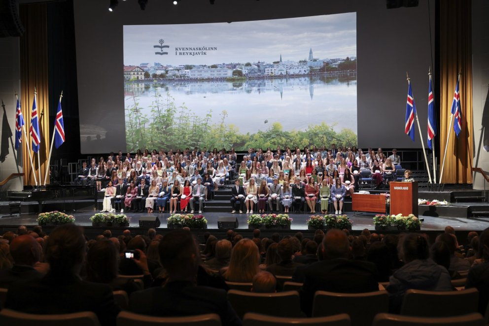 Eftirminnileg útskrift