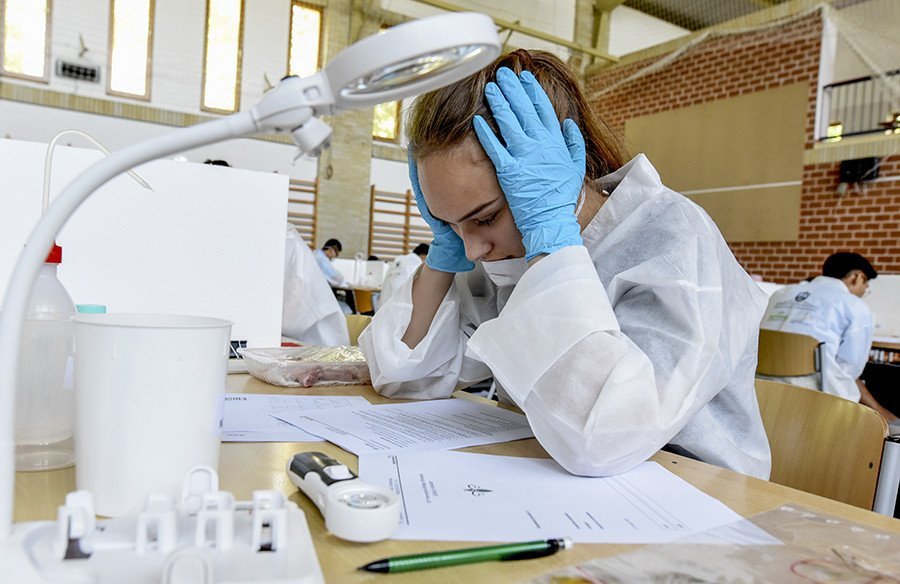 Mynd frá árinu 2019 þegar Ólympíuleikarnir fóru fram í Ungverjalandi.