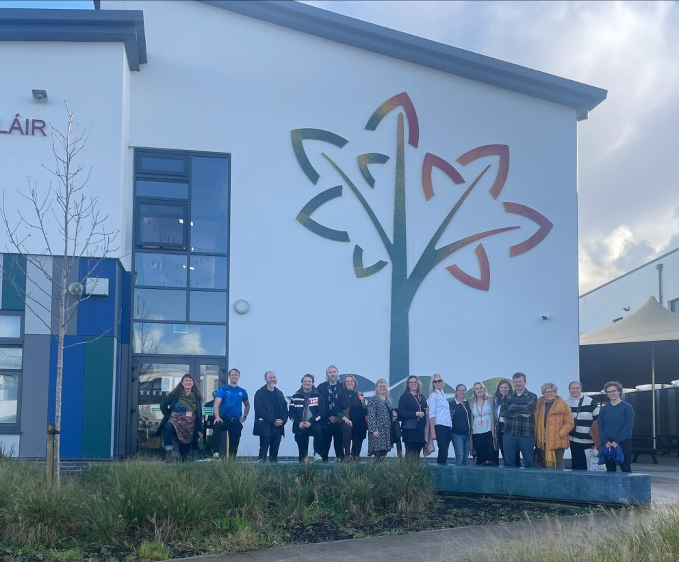 Starfsfólk í fræðsluferð