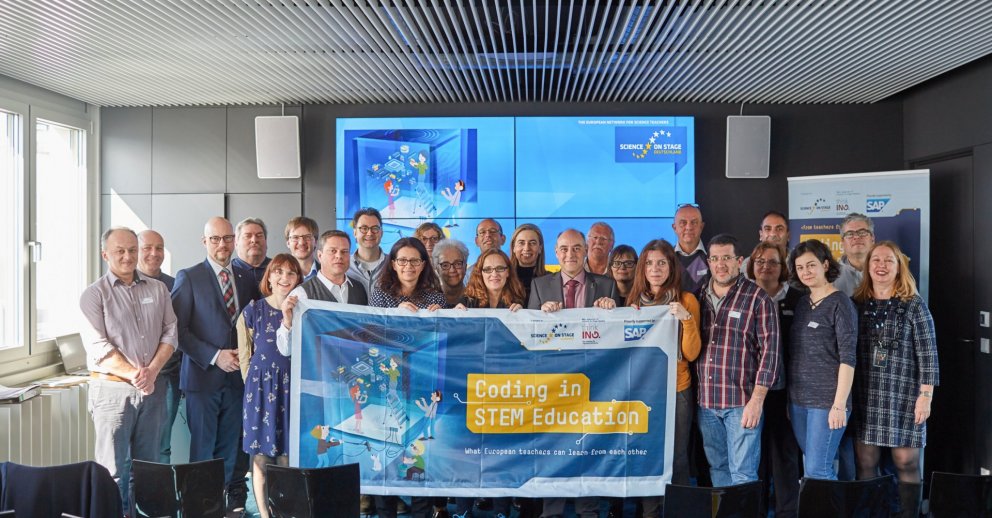 Mynd frá samstarfsverkefni Science on Stage
/ ljósm. Florian Schulte