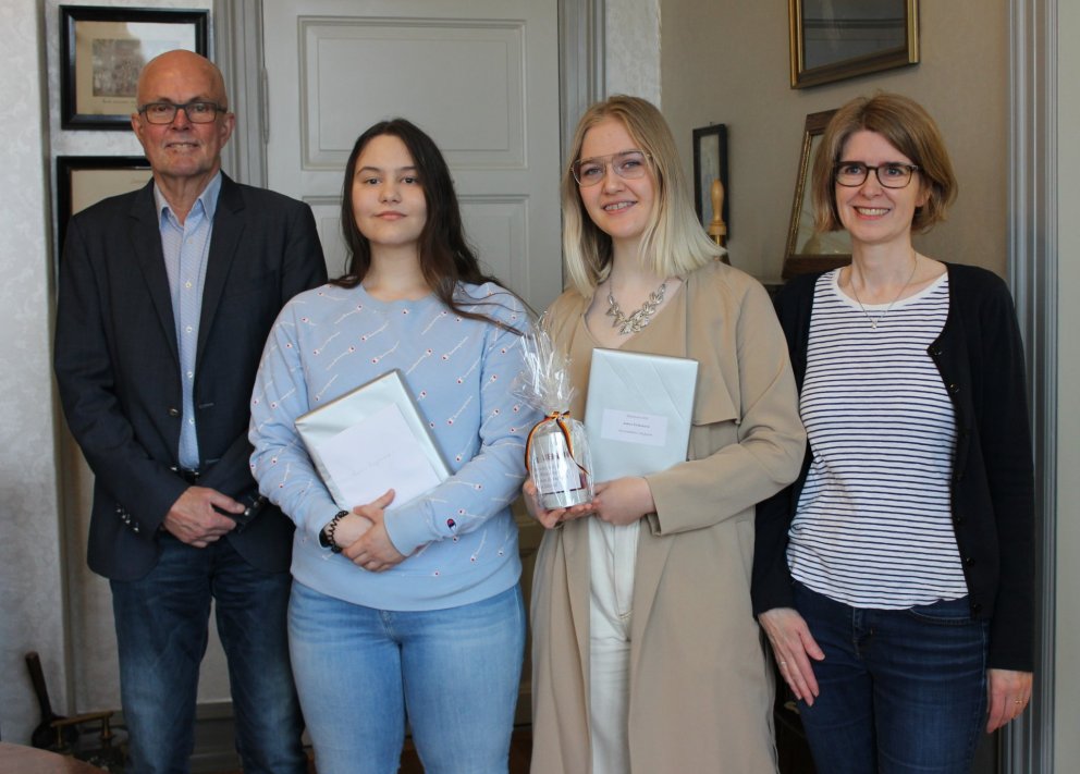 Nemendur Kvennaskólans fá verðlaun í Þýskuþraut á vorönn 2020