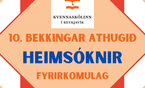 Heimsóknir fyrir 10. bekkinga - mikilvægar upplýsingar
