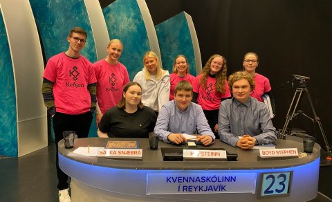 Góð frammistaða í Gettu betur