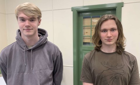 Frá vinstri: Hilmar Andri og Hrafn Ingi