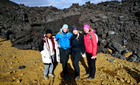 Ógleymanleg ferð á gosstöðvarnar