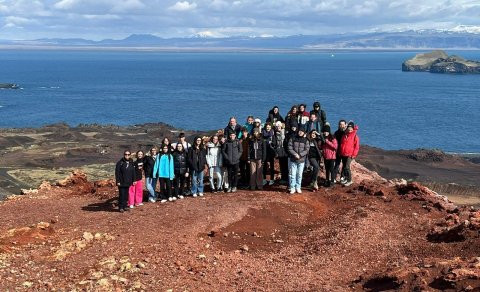 Samstarf við franskan menntaskóla