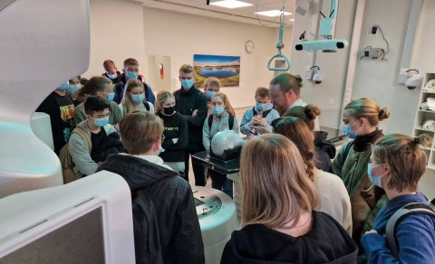 Geislameðferðardeild heimsótt