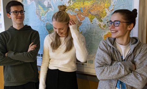 Snillingarnir okkar: Ari Borg Helgason, Áróra Friðriksdóttir og Hildur Sigurbergsdóttir.