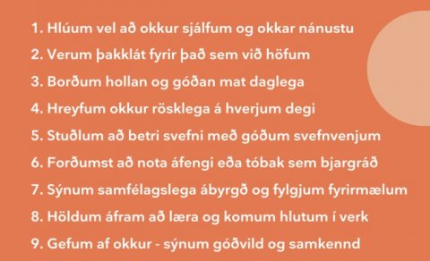 Skipulag kennslu til 16. október