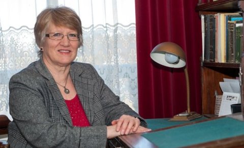 Ingibjörg S. Guðmundsdóttir fyrrverandi skólameistari Kvennaskólans