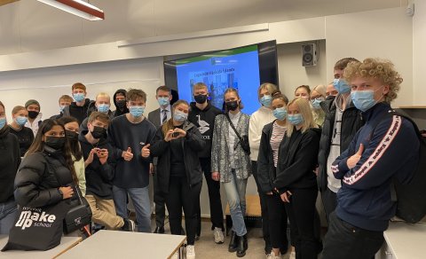 Góðir gestir í heimsókn