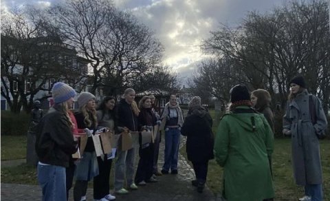 Þátttaka femínistafélagsins í Kvennaverkfallinu