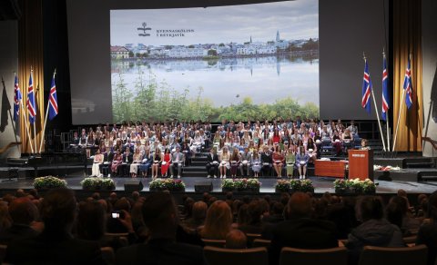 Eftirminnileg útskrift