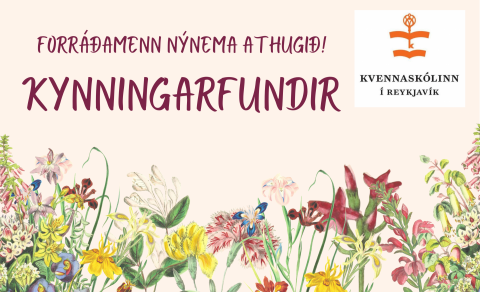 Kynningarfundir fyrir forráðamenn nýnema