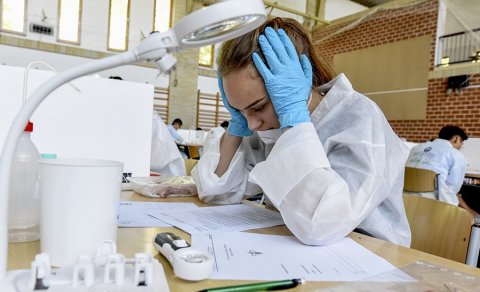 Mynd frá árinu 2019 þegar Ólympíuleikarnir fóru fram í Ungverjalandi.