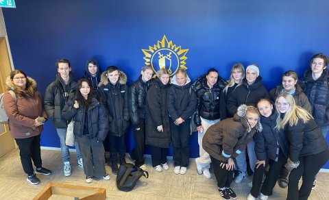 Vettvangsheimsókn til lögreglunnar