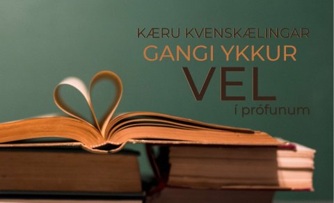 Mikilvæg atriði vegna námsmatsdaga