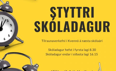 Lýðheilsa og stundaskrá