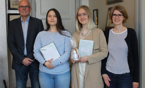 Nemendur Kvennaskólans fá verðlaun í Þýskuþraut á vorönn 2020