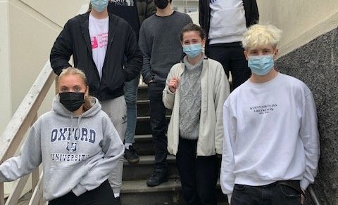 Umhverfisráð Kvennaskólans í Reykjavík skólaárið 2020-2021.